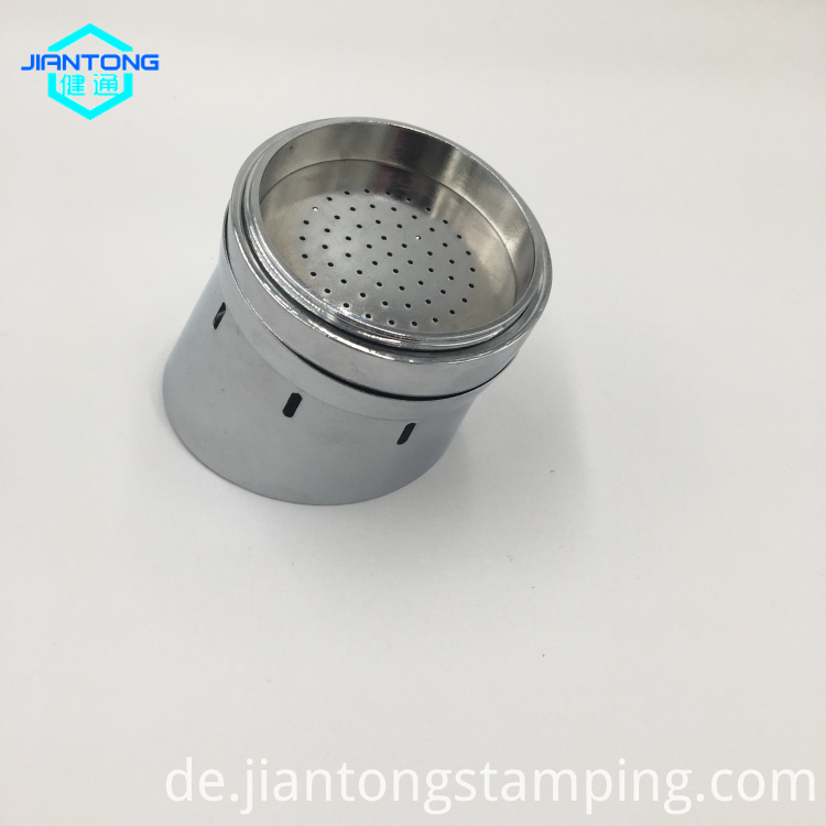 Edelstahl verchromt tiefgezogen Custom Parts Precision Metal Stamping Stainless Steel Chromed Plated Deep Drawn Custom Parts Precision Metal Stamping